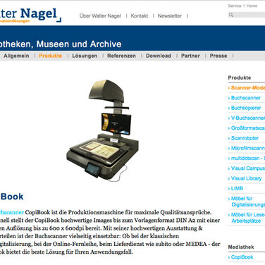 Leistungsstarke Buchscanner von Walter Nagel für Lieferbibliotheken im hbz-Verbund