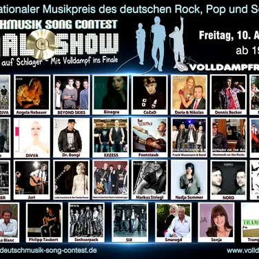 Preisverleihung: Glanzvoller Abschluss beim Deutschmusik Song Contest 2015