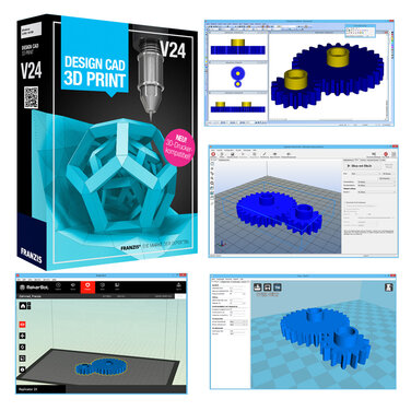 Neuestes DesignCAD 3D Print V24 - Konstruktion und Entwicklung für 3D-Druck