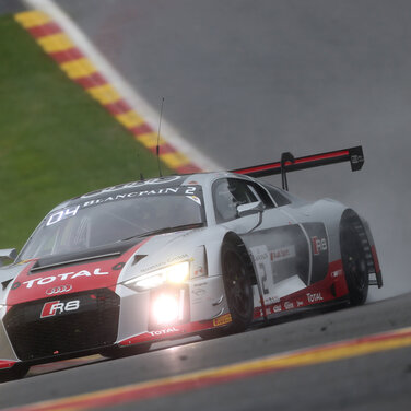 Audi R8 LMS erringt Platz zwei und drei in Spa