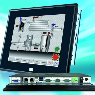 Robuster Panel-PC mit remote Management und Metallgehäuse