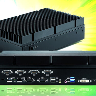 Lüfterloser Box-PC arbeitet von minus 40°C bis plus 60°C