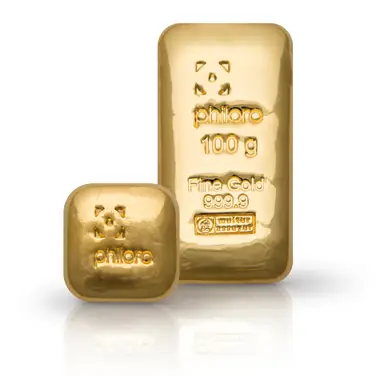 Ab sofort erhältlich: philoro Goldbarren 100 g und 1 oz gegossen