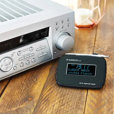 ALBRECHT DR 52: Digitalradio Adapter für die Stereoanlage