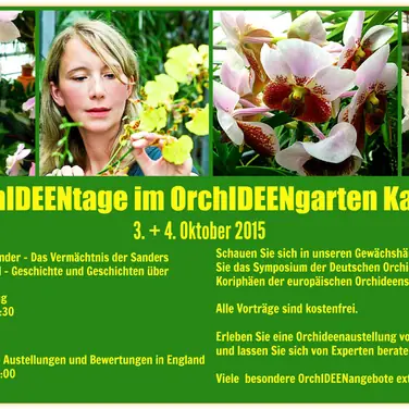 Europäisches Orchideensymposium im Orchideengarten Karge mit Bremer Unterstützung