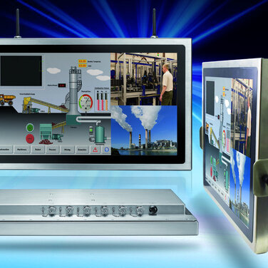 Lüfterloser 22“ Panel-PC ist IP66 geschützt