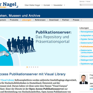 Walter Nagel – weitere Österreichische Anwender planen Nutzung von Open Access Publikationsserver