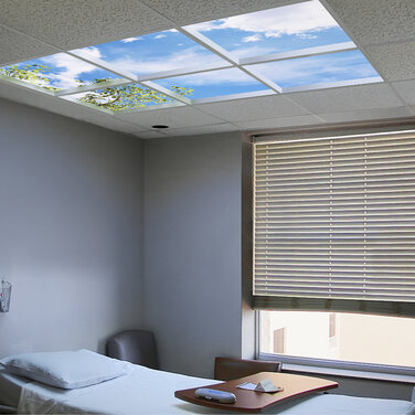 Klinische Studie: LED-Himmelsdecken reduzieren Stress um die Hälfte