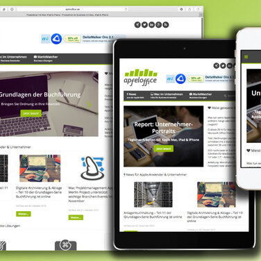 Onlineportal apfeloffice erhält neues, mobiltaugliches Design