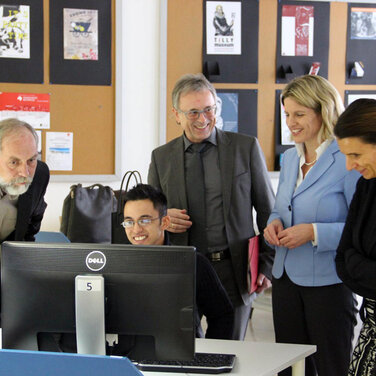 Bundestagsabgeordnete besucht Eckert Schulen: Berufliche Rehabilitation im Fokus