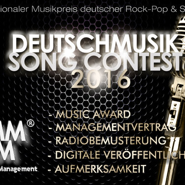 Deutschmusik Song Contest 2016: Managementvertrag für Gewinner