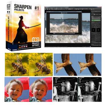 FRANZIS neue Fotosoftware - SHARPEN projects bringt die richtige Schärfe ins Bild