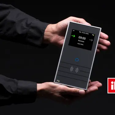 Zeiterfassungsterminal INTUS 5200/G von PCS erhält den iF DESIGN AWARD 2016.
