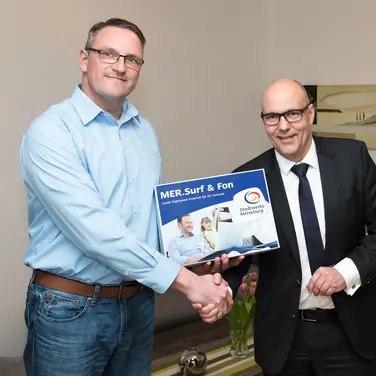 Erster Kunde erfolgreich angeschlossen