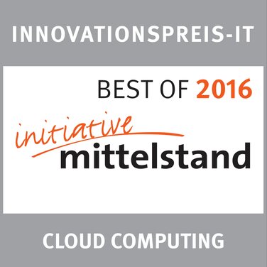 walter cloud services BEST OF in zwei Kategorien des INNOVATIONSPREIS-IT