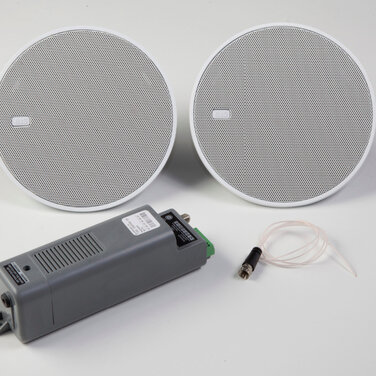 Kleine Beschallungsanlage mit Bluetoothsteuerung für Deckeneinbau