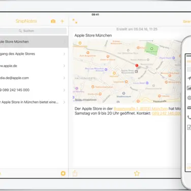 SnipNotes 2.0 - Intelligente Notizen für iOS und Apple Watch