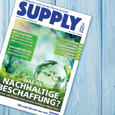 SUPPLY Magazin Nr. 3 – Schwerpunktthema Nachhaltige Beschaffung