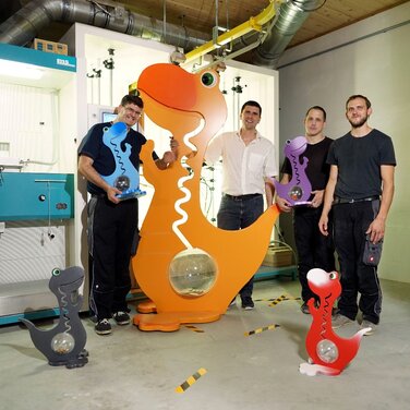 Öko-Dino Big Belly Bank ausgezeichnet «Eine Anerkennung für unsere Leistung.»