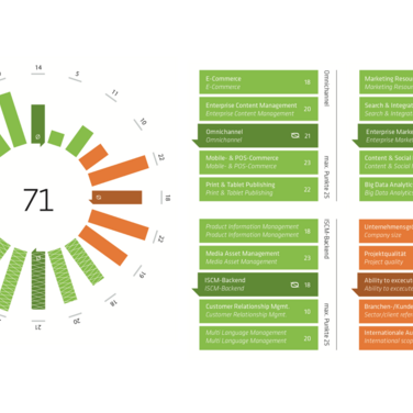 Market Performance Wheel der MSP AG: Top-Integrator im Bereich Omnichannel
