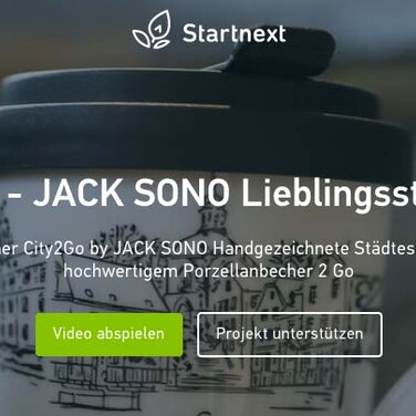 Crowdfunding - City2Go Porzellanbecher