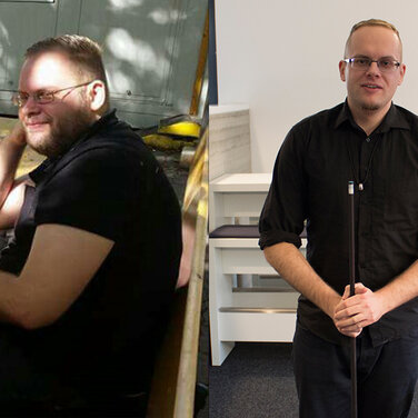 In einem Jahr 36 Kilo Minus ist eine psychische Höchstleitung