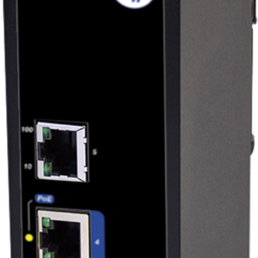 Industrial Ethernet PoE Switch liefert 4x 30W bei 12v bis 36V DC Betriebsspannung