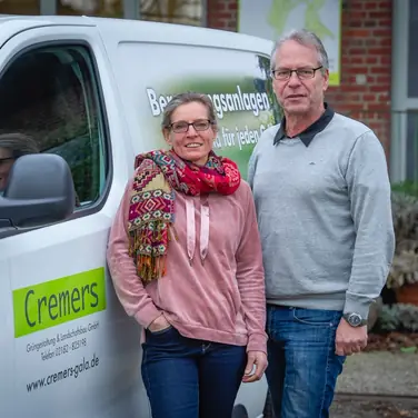Cremers GaLaBau GmbH - mobile Arbeitszeiten einfach schnell erfasst