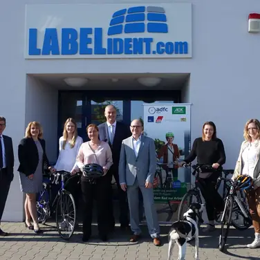 Labelident und AOK fahren „Mit dem Rad zur Arbeit“