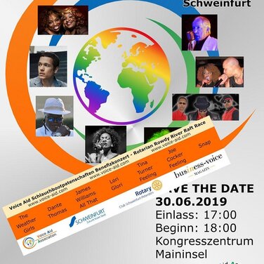Benefizkonzert der Voice Aid Association e.V. hat Premiere in Schweinfurt
