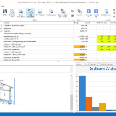 GAEB-Online 2018: Multifunktional und vielseitig