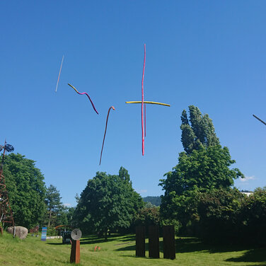 Ausstellung im Skulpturenpark: Kunst auf der Liegewiese des Faulerbads und in der Faulerstraße