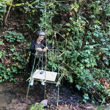 Atelierausstellung in der Zähringer Mühle: Susanne Allgaier - Visualisierung des Wassers