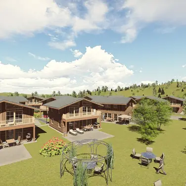 Bauarbeiten im ChaletResort Sankt Englmar schreiten weiter voran