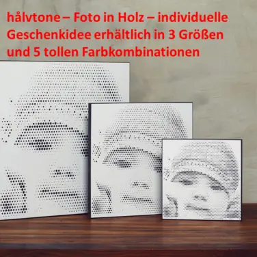 hålvtone - Individuelle Wandbilder in Holz gefräst