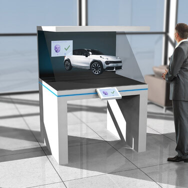 Interaktives Hologramm mit Echtzeit-Personalisierung - HOLOCO 4.0