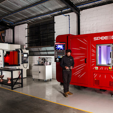 SPEE3D zeigt die weltweit erste 3D-Druck-Produktionszelle für die metallbasierte additive Fertigung im Live-Betrieb auf der Formnext 2019