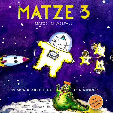 Das Jazz-Kinderkonzert „Matze im Weltall“ jetzt als Hörspiel auf CD