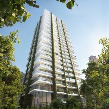 Der neue Eden Tower holt Pflanzen zurück in die Stadt - 185.000 Pflanzen schaffen ein grünes Erlebnis