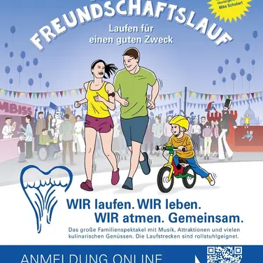 18. Freundschaftslauf - Laufen gegen Mukoviszidose - BB-Radio, Bürgermeister, VIPs