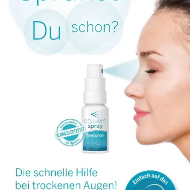Einfach.Sauber.Sicher. ocuvers Augensprays bieten eine hygienische Anwendung in der Corona-Krise