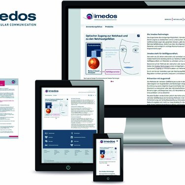 Klar, dynamisch und modern: Der neue Markenauftritt der Imedos Systems GmbH