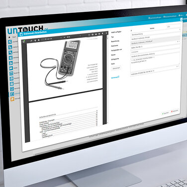 Zentrale Verwaltung von Dokumenten und Wartungsprotokollen mit UnTouch