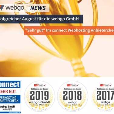 Erfolgreicher August für Hamburger Hostingunternehmen webgo GmbH
