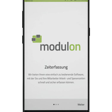 Mobile Zeiterfassung per Smartphone – Neue App der modulon Webservice GmbH