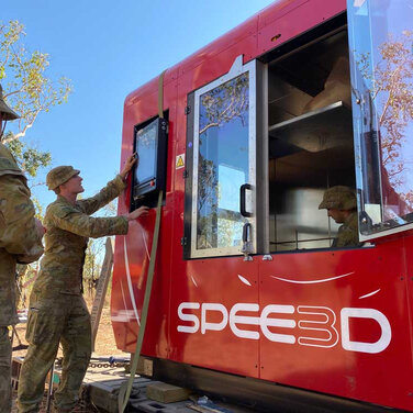 Australische Armee treibt Feldversuch der 3D-Druck-Maschine von SPEE3D ins Extrem