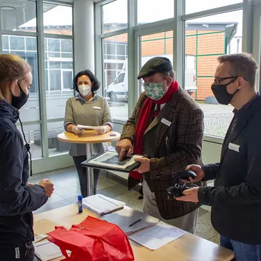 Kursbeginn im BFW Leipzig in Lockdown-Zeiten