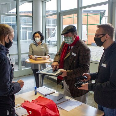 Kursbeginn im BFW Leipzig in Lockdown-Zeiten