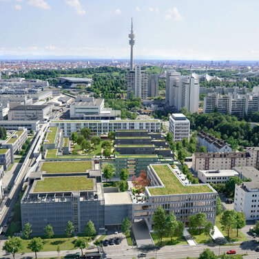 München: Isaria startet mit Wohnungs- und Kitabau im Quartier Hofmark am Olympiapark