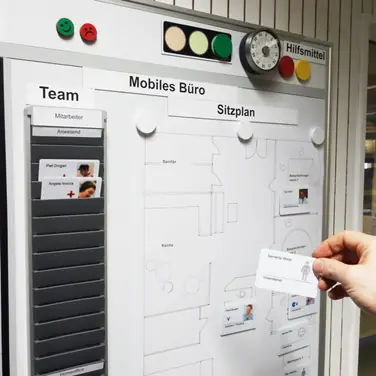 Visuelles Management für das mobile Büro